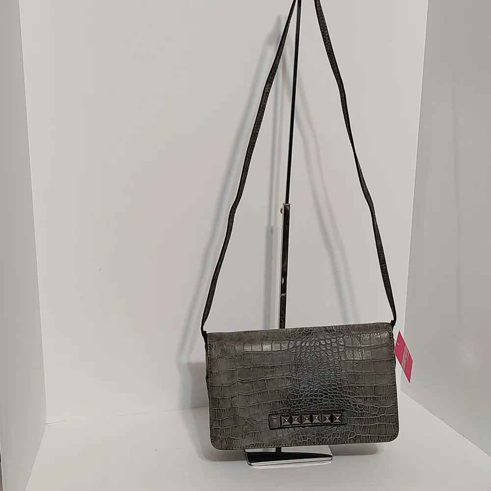 New Gray Cosmopolitan Crossbody Clutch Bag